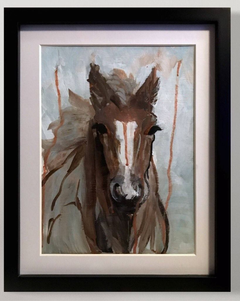 Painting of a Horse by Isaac Taccone
