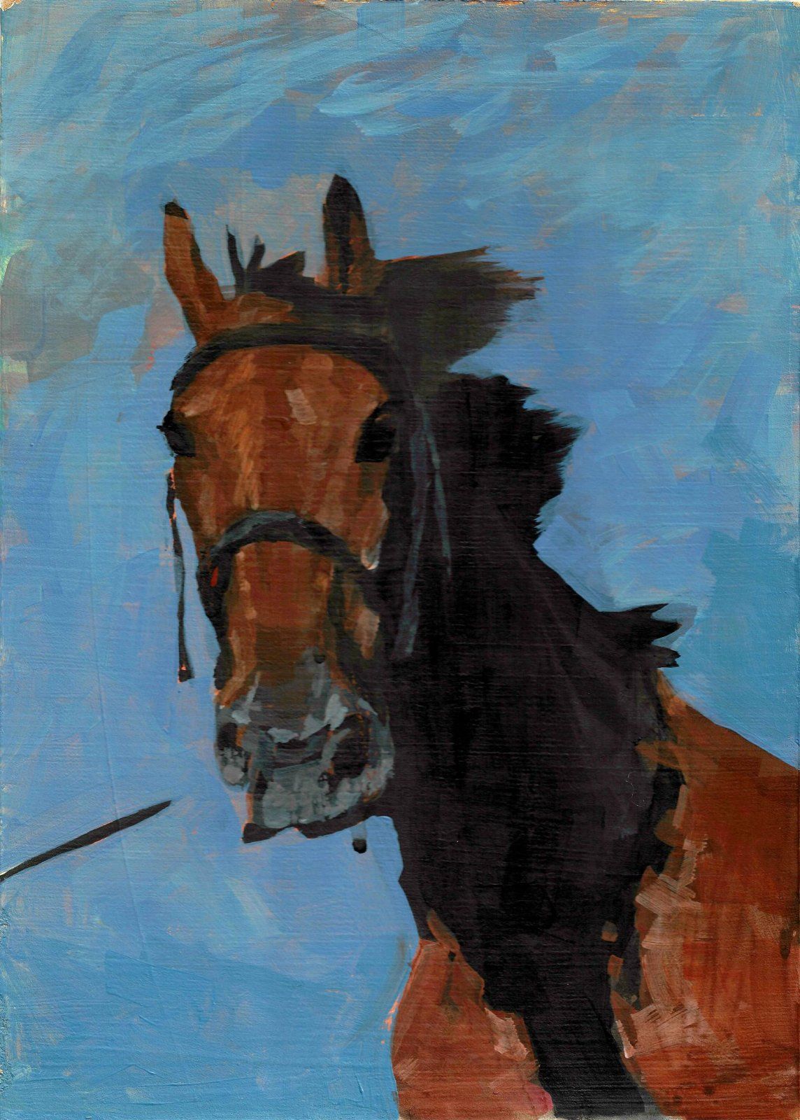 Painting of a Horse by Isaac Taccone